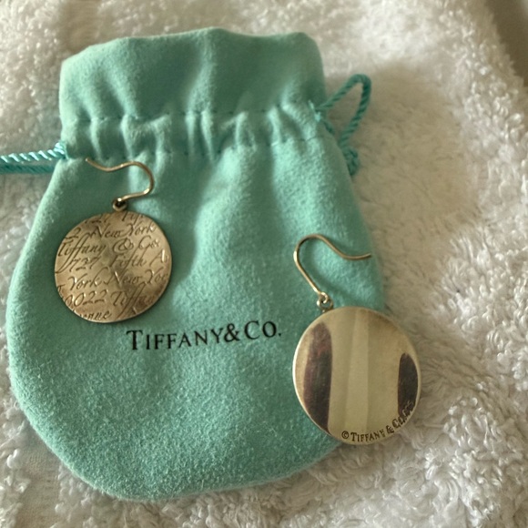 Tiffany & Co. Gold Engraved Earrings